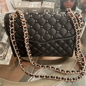 Moving Sale!! All must go! Rebecca Minkoff Rose Gold Studded Chained crossbody